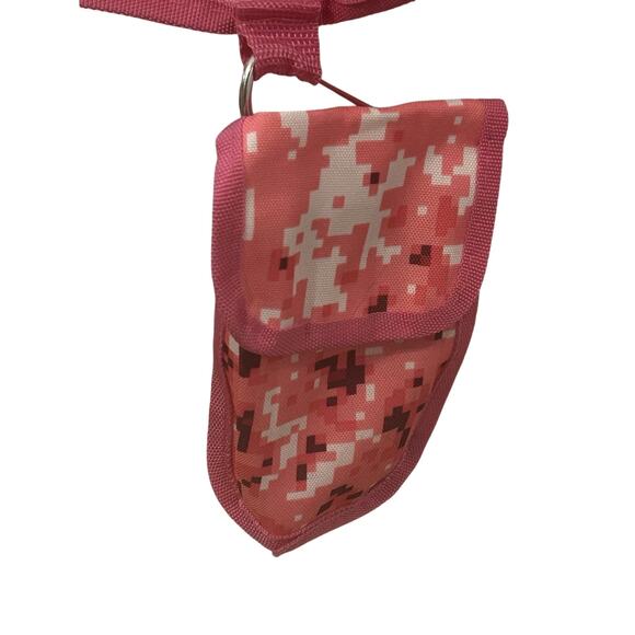 Girls Pink Camo Dart Tactical Vest - Picture 2 of 3